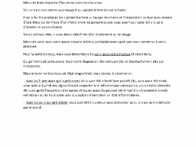 ouverture du cabinet de médecine esthetique dr nzong  le 12 mai 2020